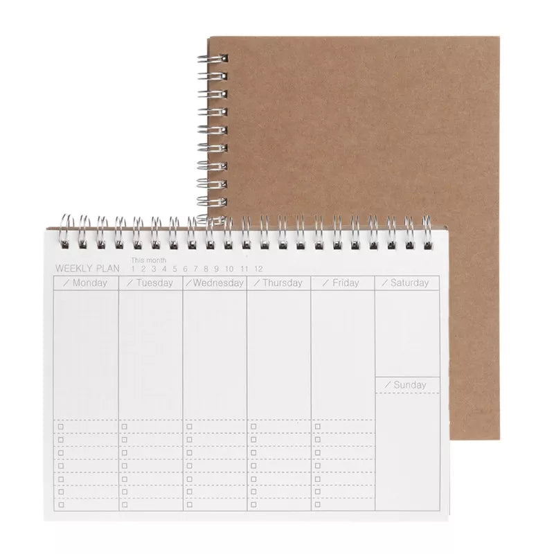 Planner Book Monthly Weekly Daily Agenda Schedule Blank Diary - The Mail and More Store