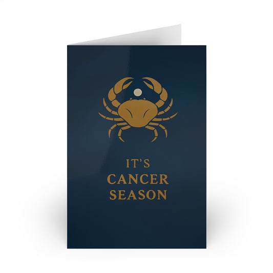 Elegant Cancer Season Greeting Cards | Zodiac Message, Astrological Cards, Birthday Greeting, Cancer Zodiac Art, Made for Astrology Lovers - The Mail and More Store