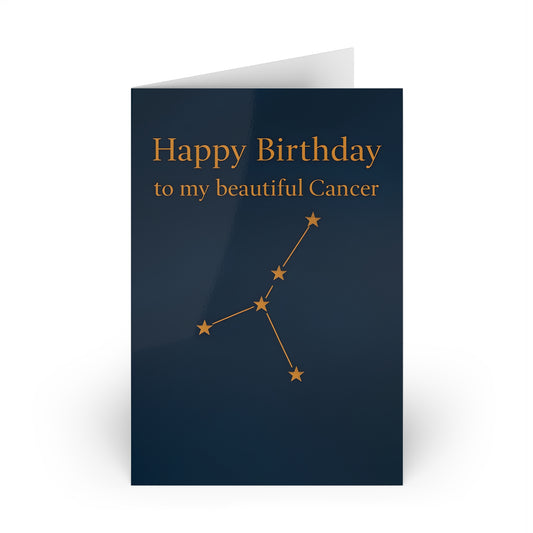 Happy Birthday to My Beautiful Cancer | Birthday Greeting Cards - Cancer Zodiac - The Mail and More Store