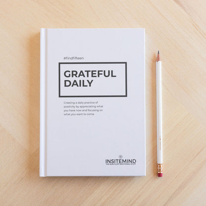 Gratitude Journal - Daily Grateful Journaling for Positivity - Find Fifteen - The Mail and More Store