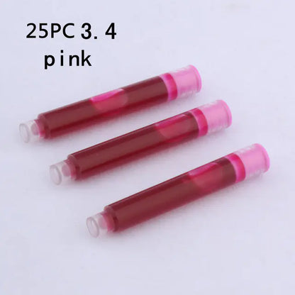 Fountain Pen Ink Refills 25pcs - Standard Sizes